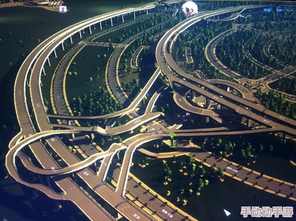 城市天际线下那条贯穿东西的现代化高速路是哪条