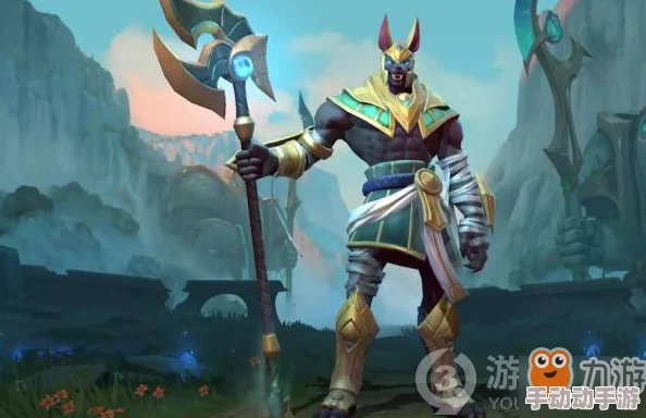 英雄联盟手游：内瑟斯（狗头）皮肤手感对比，沙漠死神全系列鉴赏