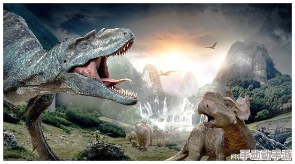 终极对决：传奇龙的神秘力量VS原始恐龙的野性咆哮，谁将主宰古生物之巅？