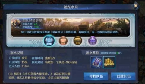 探索剑侠传奇高效进阶秘境：镜花水月副本极速升级攻略站