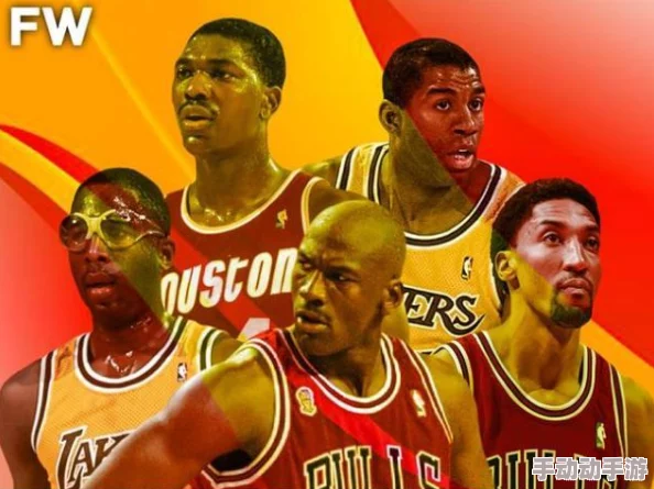 NBA手游巅峰对决：传奇中锋张伯伦与奥拉朱旺的时空交锋，重塑球场荣耀之战！