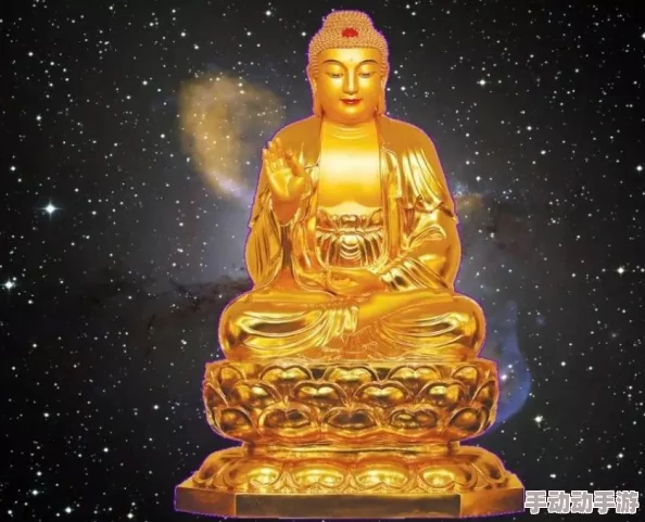 如来把观音日上天，寓意着佛教信仰中慈悲与智慧的结合，以及在困境中寻求内心平静和解脱的重要性