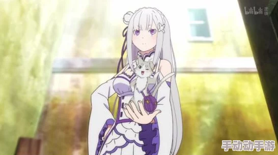 从零开始的异世界生活：爱蜜莉雅在晨间微风中的温柔形象介绍
