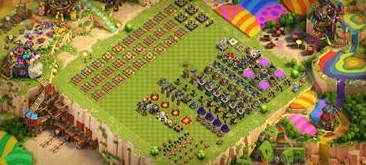 部落冲突11本自用300墙超稳护资源阵型分享，专注发展放弃奖杯策略