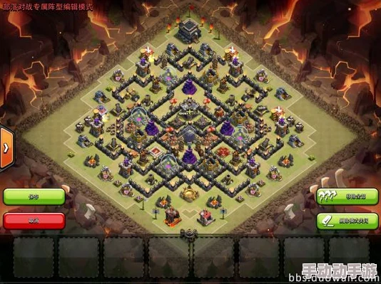 部落冲突九本玩家高效刷火墙技巧：日常护黑阵布局策略分享与解析
