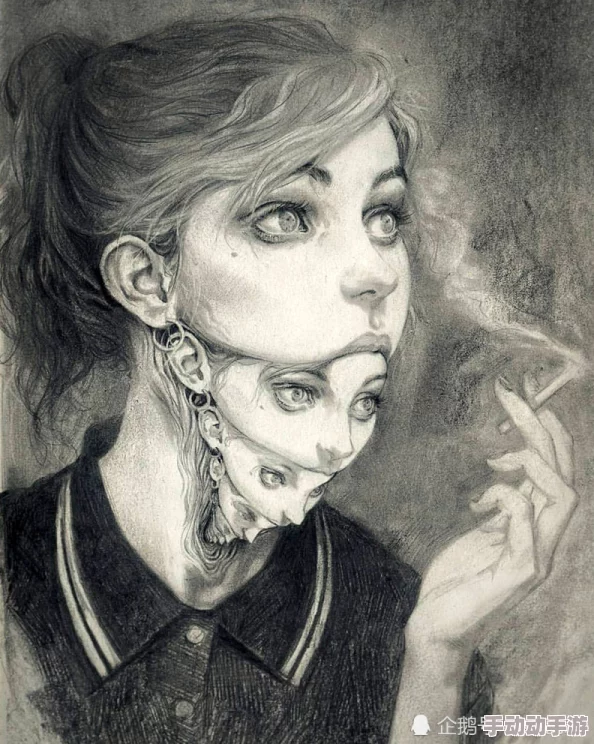 素描少女参加国际艺术展览获奖作品受到广泛关注